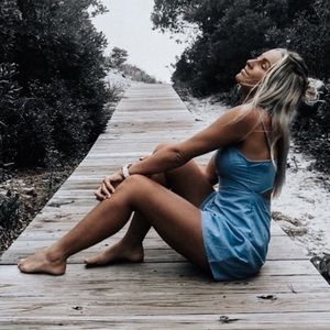 Light Blue Romper